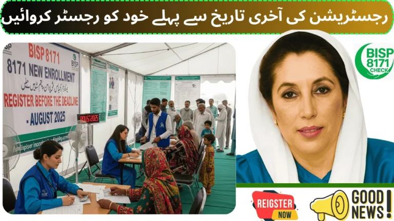 BISP 8171 New Enrollment Deadline August 2025: Register Before the Cut‑Off Date